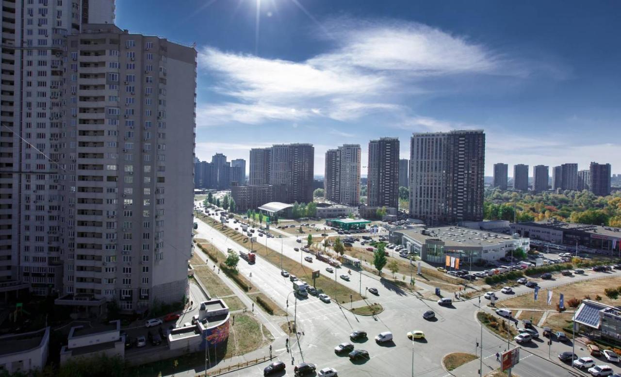 Солнечная квартира на Княжем Затоне Киев Экстерьер фото